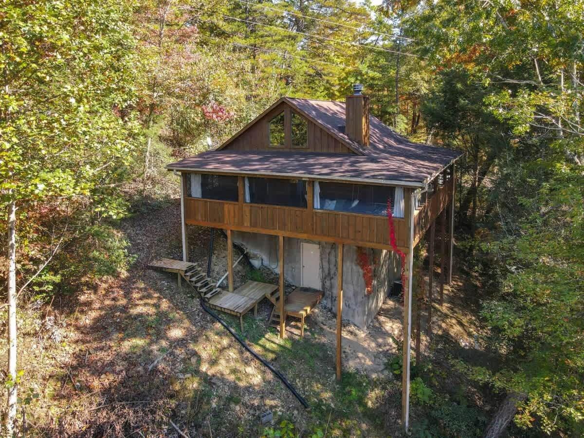 Nice View Fireplace, Hot Tub, Porch Bed, Private Sevierville Ngoại thất bức ảnh