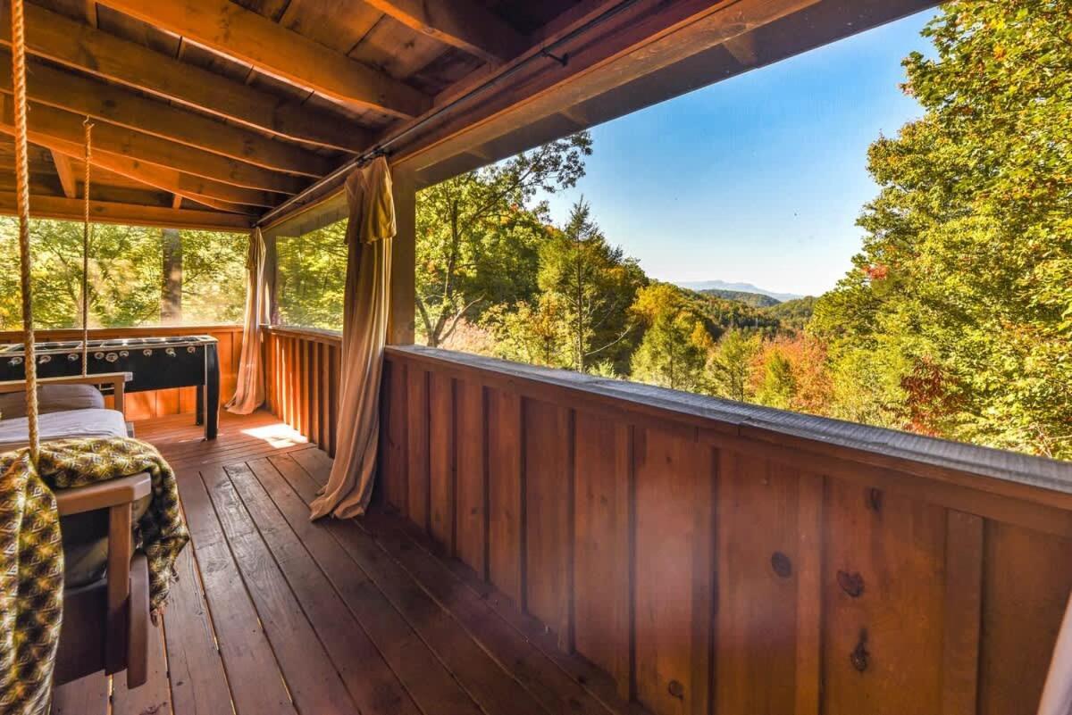Nice View Fireplace, Hot Tub, Porch Bed, Private Sevierville Ngoại thất bức ảnh