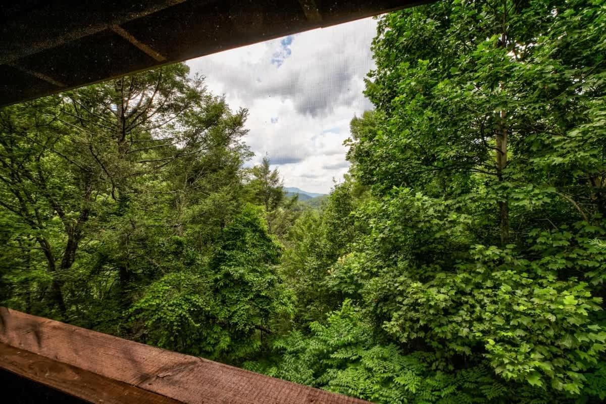 Nice View Fireplace, Hot Tub, Porch Bed, Private Sevierville Ngoại thất bức ảnh