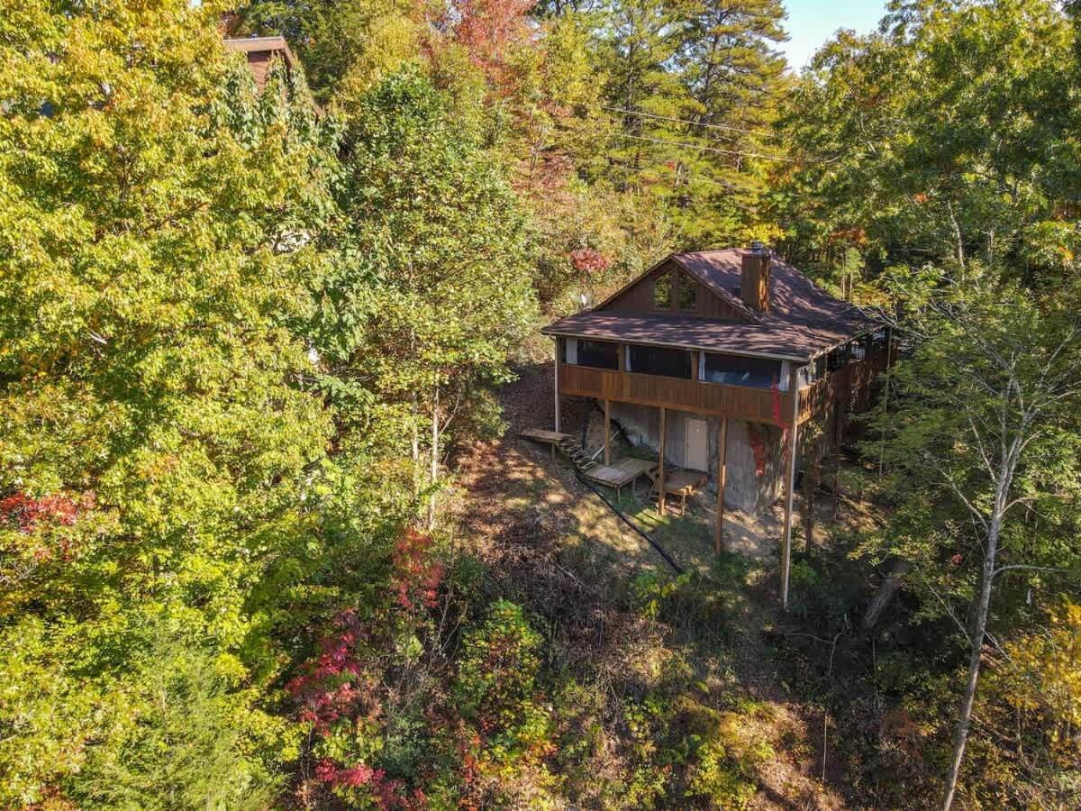Nice View Fireplace, Hot Tub, Porch Bed, Private Sevierville Ngoại thất bức ảnh